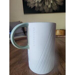 2017 Starbucks Holiday Christmas Tree Triangle Coffee Cup Tea Mug 12oz